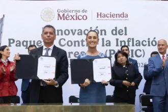 PRESIDENTA CLAUDIA SHEINBAUM, EMPRESAS PROVEEDORAS Y TIENDAS DE AUTOSERVICIO FIRMAN RENOVACIÓN DEL PACIC PARA MANTENER EL PRECIO DE LA CANASTA BÁSICA EN 910 PESOS