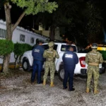 Policías de Amozoc, Estatales y Marina recuperan vehículo con reporte de Robo.