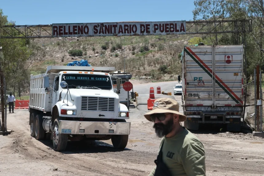Puebla capital, San Pedro Cholula, Cuautlancingo y Amozoc mantienen servicio de limpia tras medidas ambientales en relleno de Chiltepeque