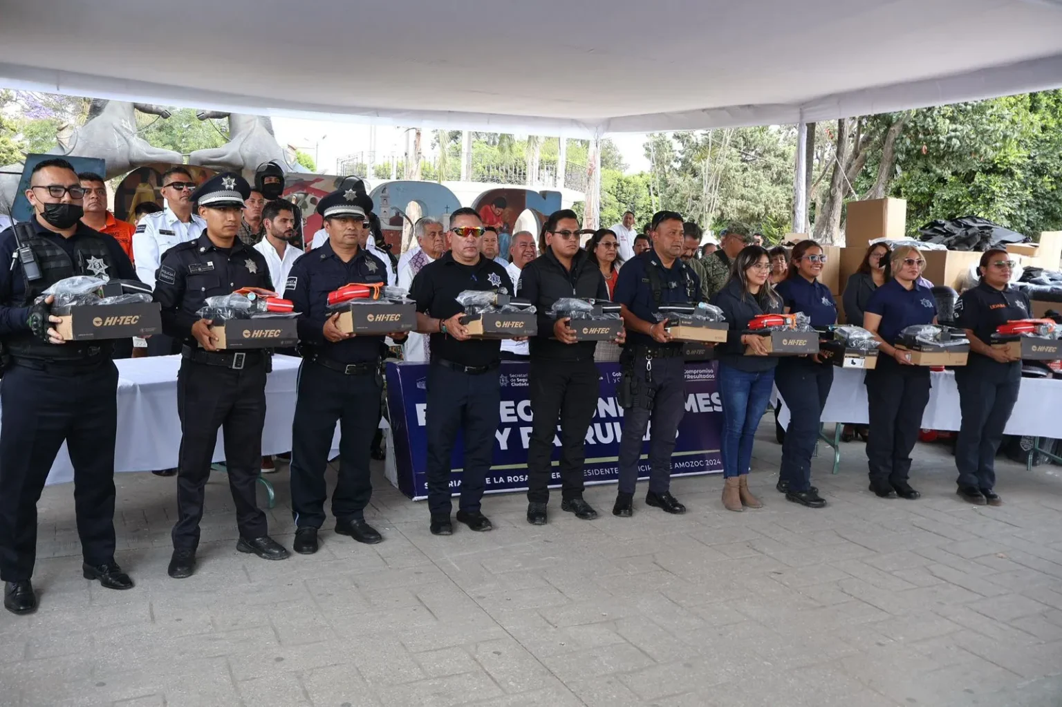 Se refuerza y se mantiene activo operativo de semana santa en Amozoc