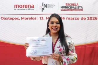 Alcaldesa de San Pedro, Tonantzin Fernández participa en la Escuela Municipalista de Morena