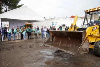 Con una inversión de 8 mdp, gobierno de Texmelucan inicia pavimentación de la calle Cofre de Perote