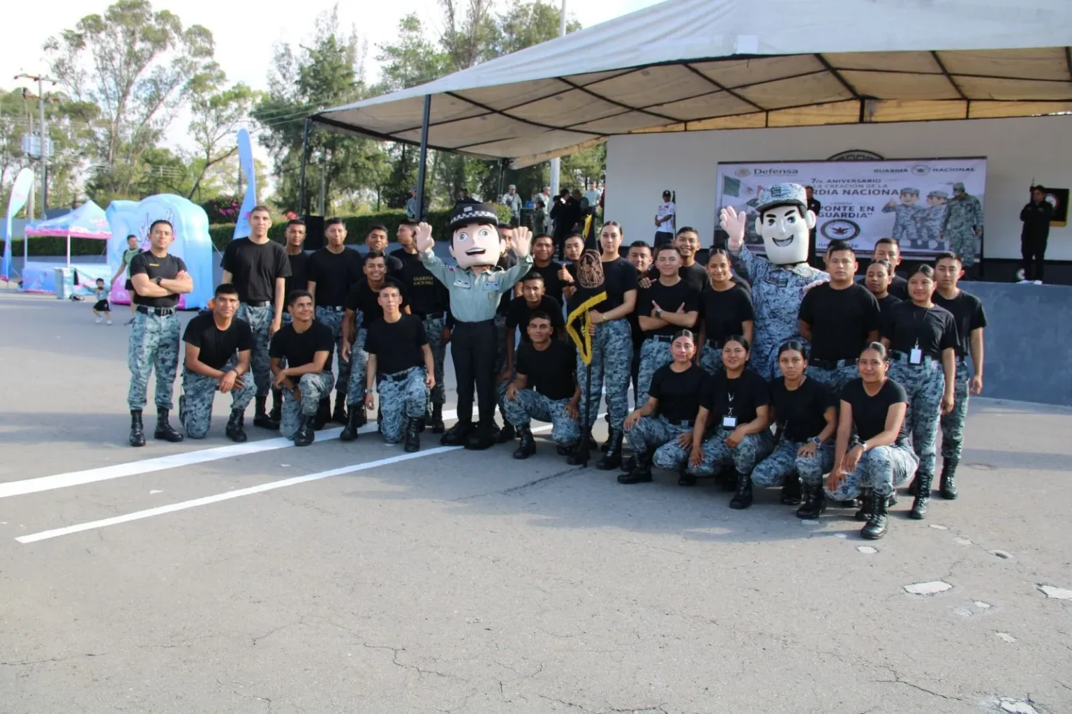 Conmemoran el 7 Aniversario de la Guardia Nacional con carrera y exposición