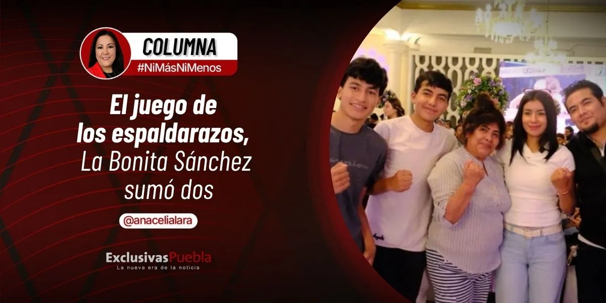 EL JUEGO DE LOS ESPALDARAZOS, LA BONITA SÁNCHEZ SUMÓ DOS