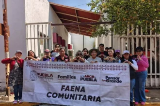Encabeza Lupita Fernández faena comunitaria en Casa del Abue