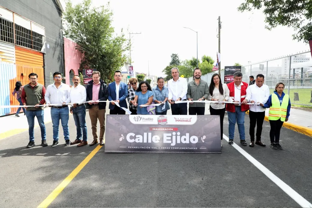 Entrega Pepe Chedraui rehabilitación vial en la Junta Auxiliar de San Baltazar Campeche