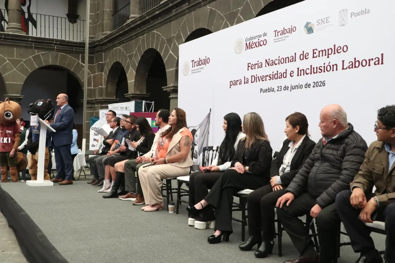 Feria Nacional de Empleo para la Diversidad e Inclusión Laboral 2026 en Puebla ofrece más de mil 100 vacantes formales