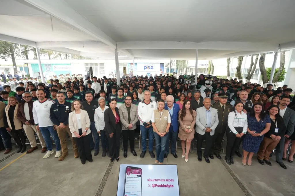 Fortalece Pepe Chedraui el tejido social con “Senderos de Paz” en Parque Industrial Puebla 2000 y CONALEP