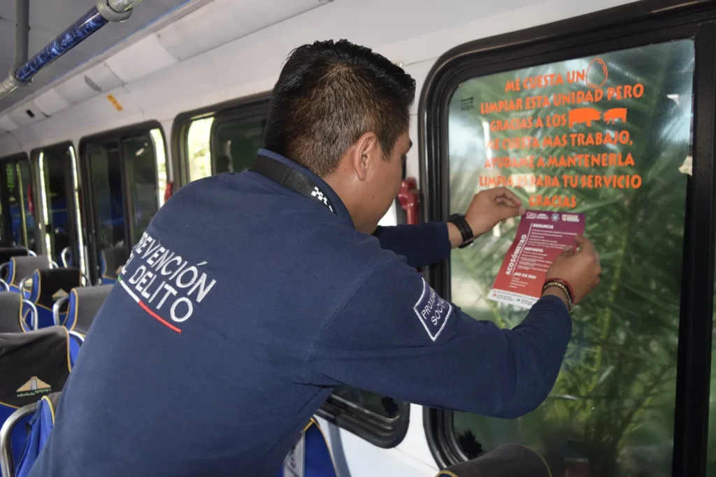 Impulsa Tonantzin Fernández acciones para prevenir el acoso en el transporte público
