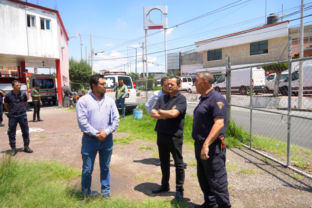 Impulsan la rehabilitación del Cuartel de Bomberos en Texmelucan