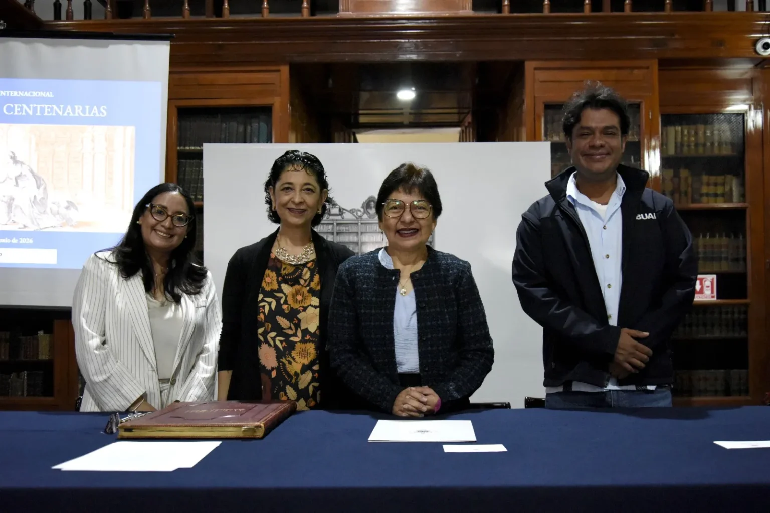 Inaugura la Rectora Lilia Cedillo el Coloquio Internacional Bibliotecas Centenarias en la Biblioteca José María Lafragua