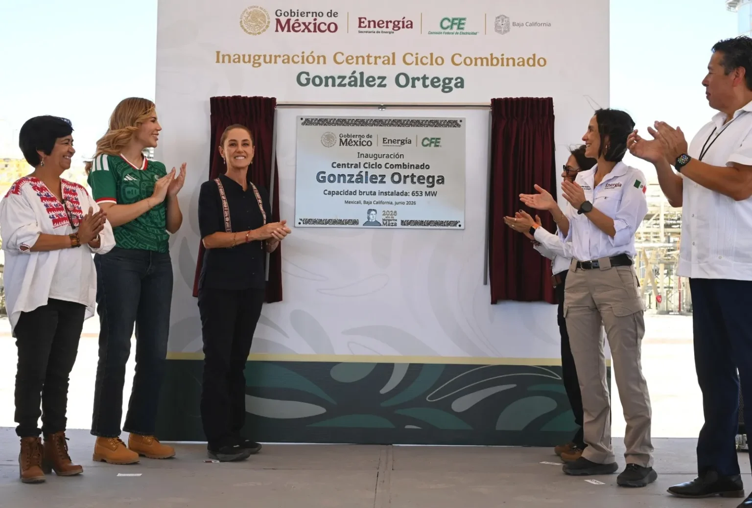 La producción de energía tiene que garantizar la soberanía nacional presidenta Claudia Sheinbaum inaugura central ciclo combinado de CFE en Mexicali