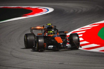 Lando Norris se lleva la FP2 en el Gran Premio de Barcelona, Checo Pérez terminó 20