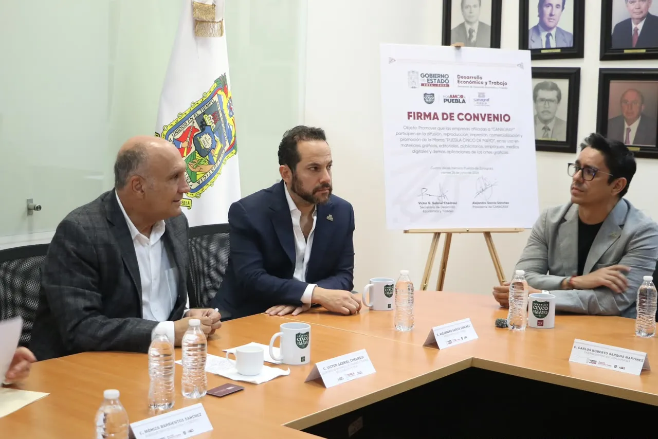 Marca Puebla Cinco de Mayo fortalece su promoción con alianza entre Gobierno estatal y CANAGRAF