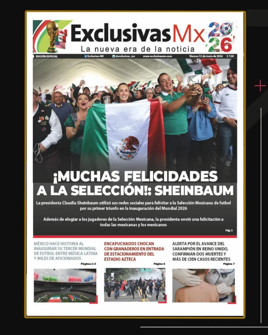 PORTADA MÉXICO 12 DE JUNIO