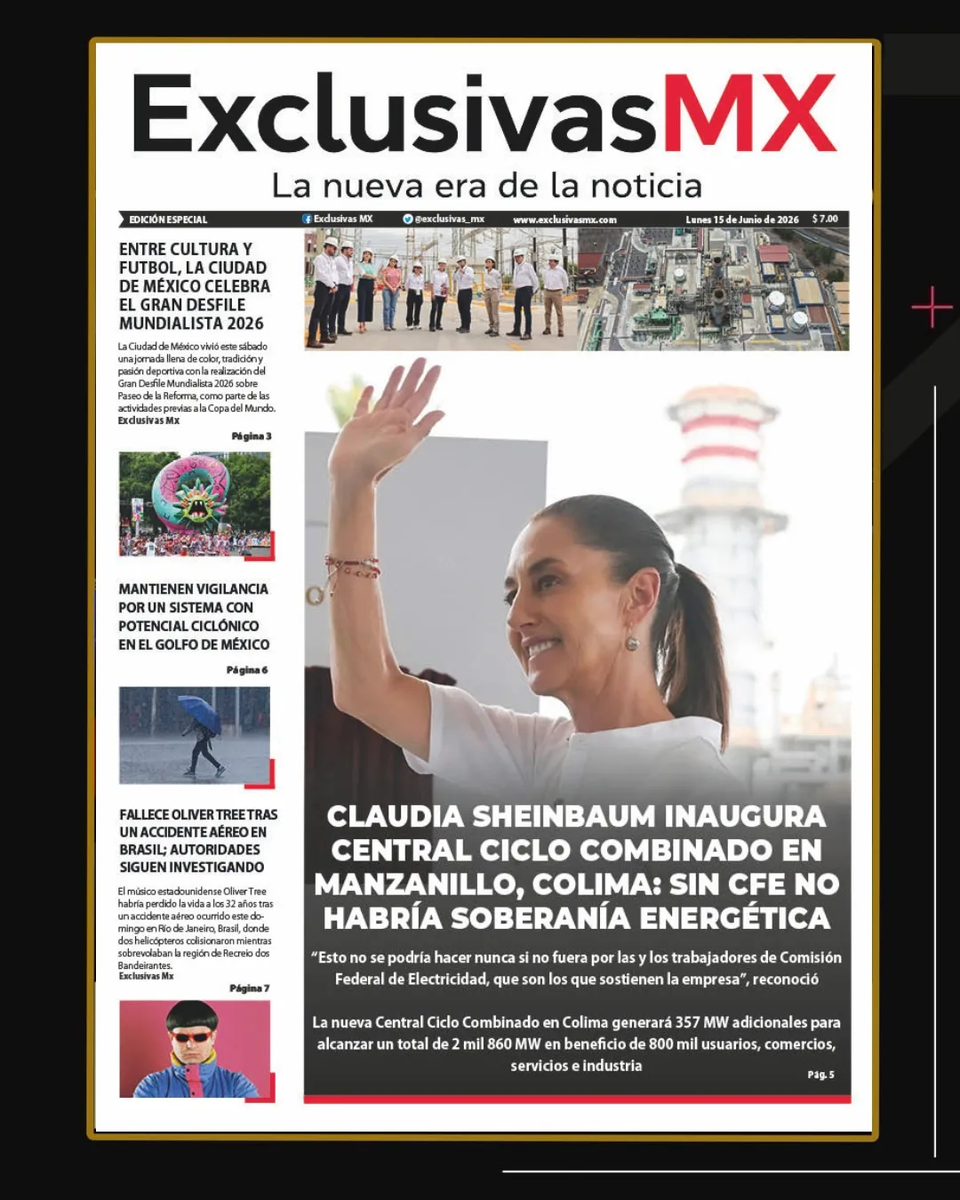 PORTADA MÉXICO 15 DE JUNIO