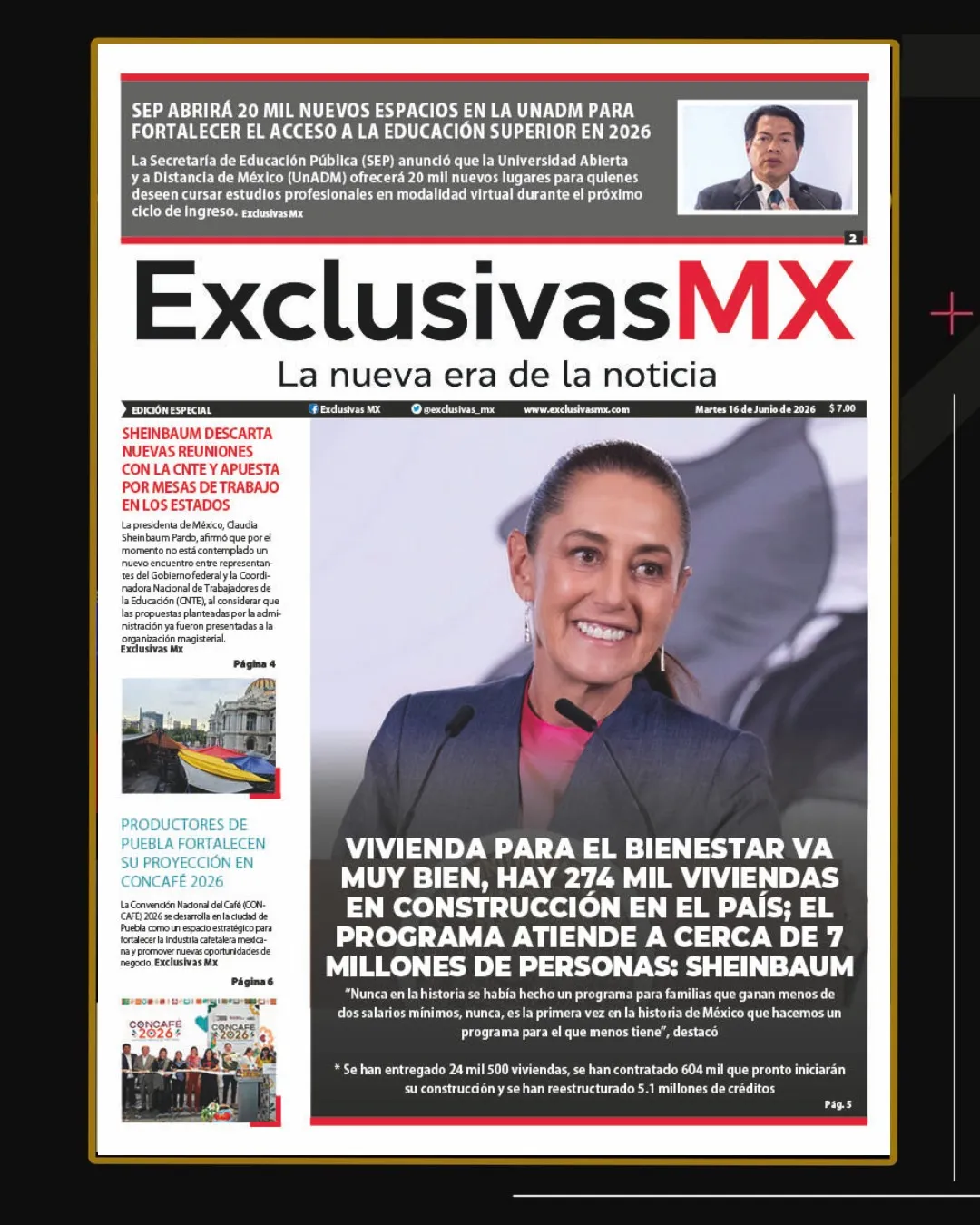 PORTADA MÉXICO 16 DE JUNIO