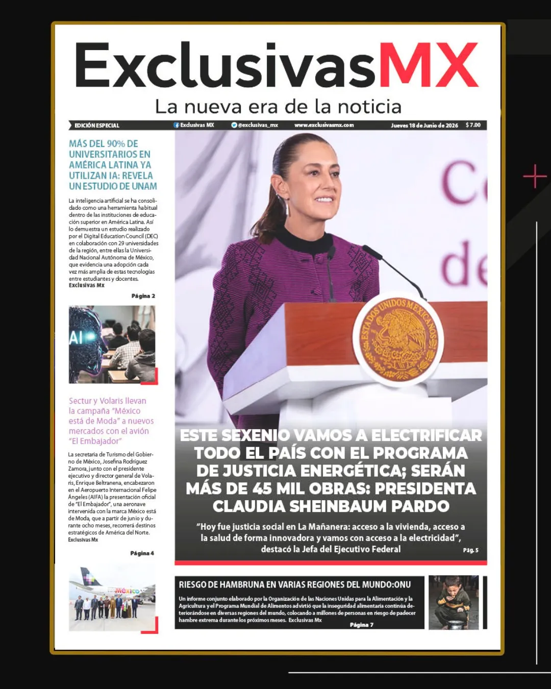 PORTADA MÉXICO 18 DE JUNIO