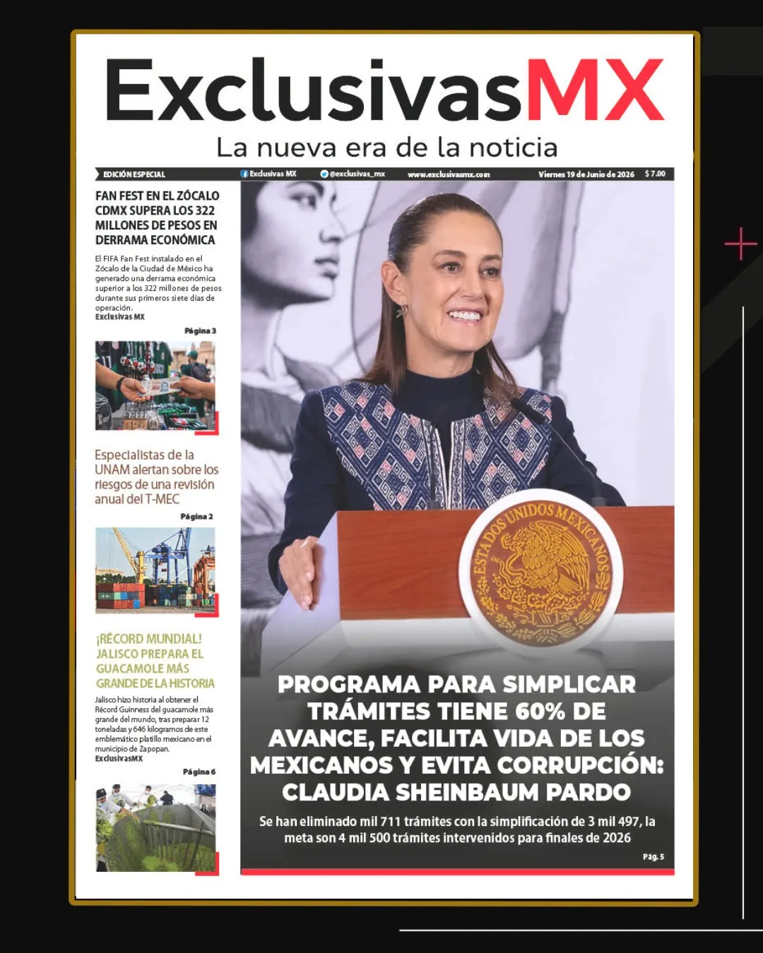 PORTADA MÉXICO 19 DE JUNIO