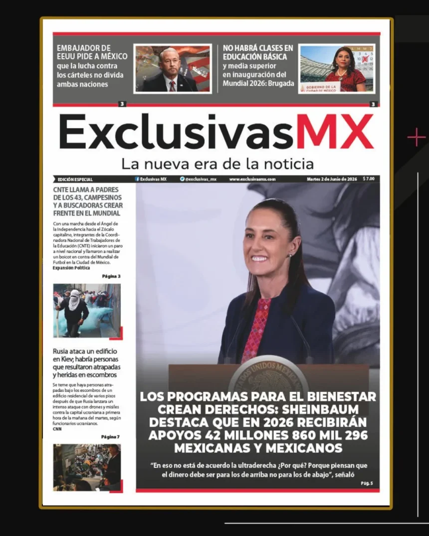 PORTADA MÉXICO 2 DE JUNIO