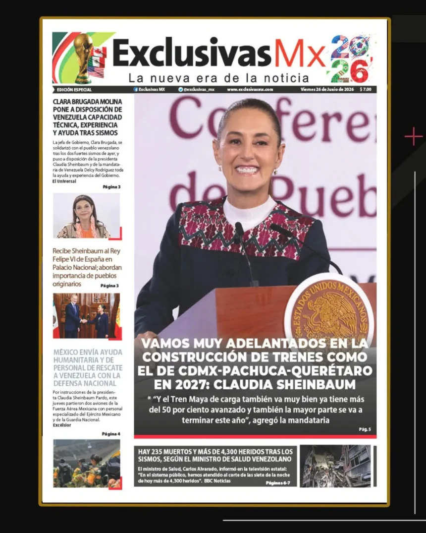 PORTADA MÉXICO 26 DE JUNIO