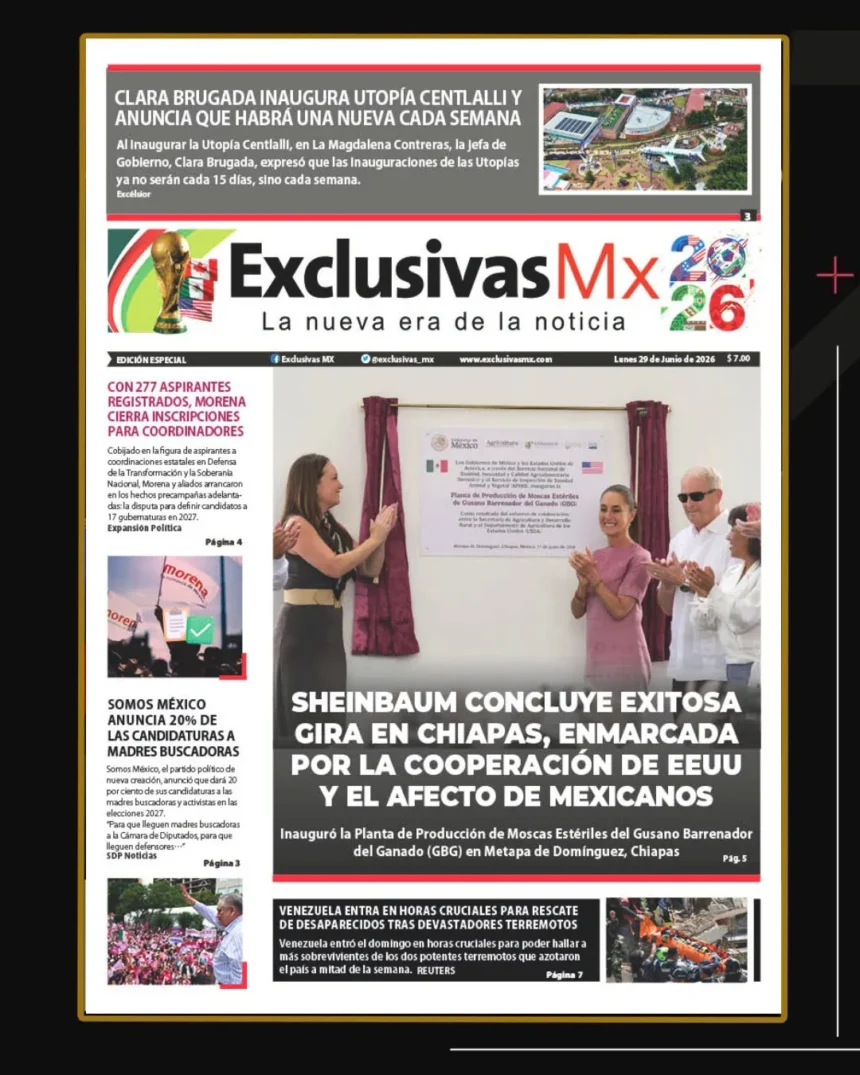 PORTADA MÉXICO 29 DE JUNIO