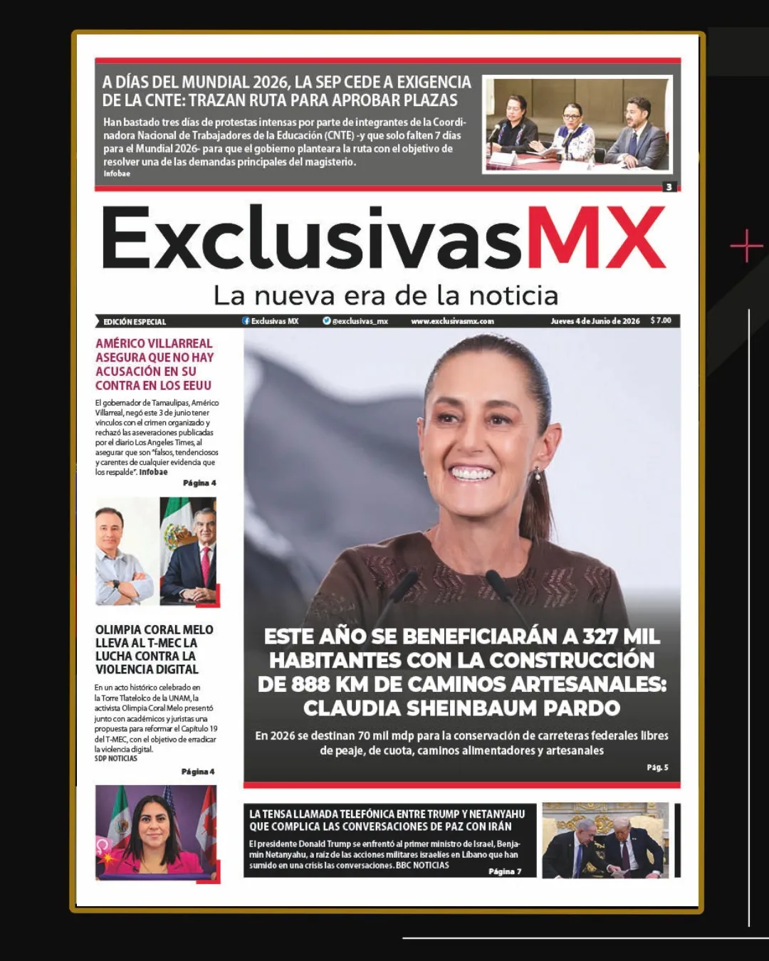 PORTADA MÉXICO 4 DE JUNIO