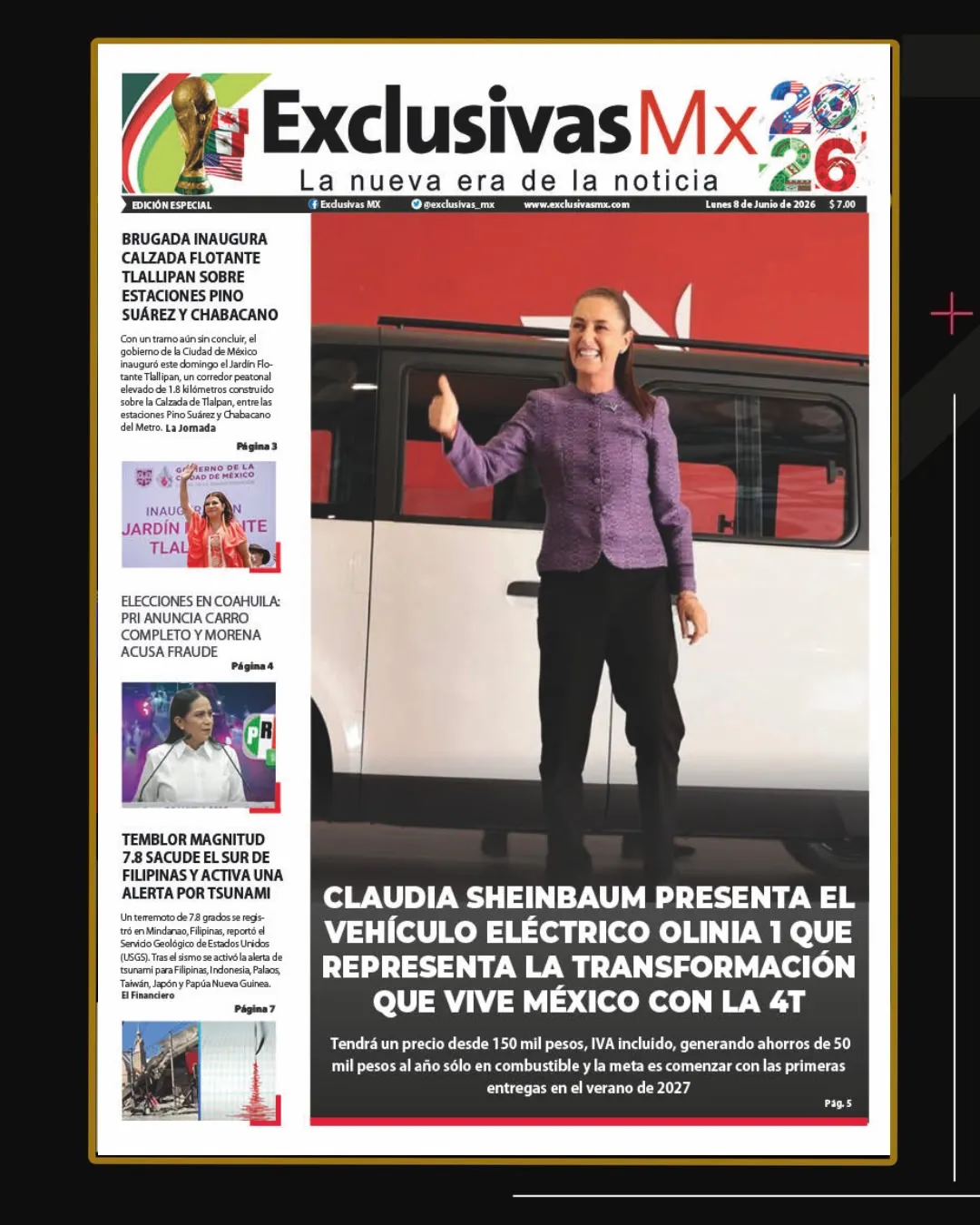 PORTADA MÉXICO 8 DE JUNIO