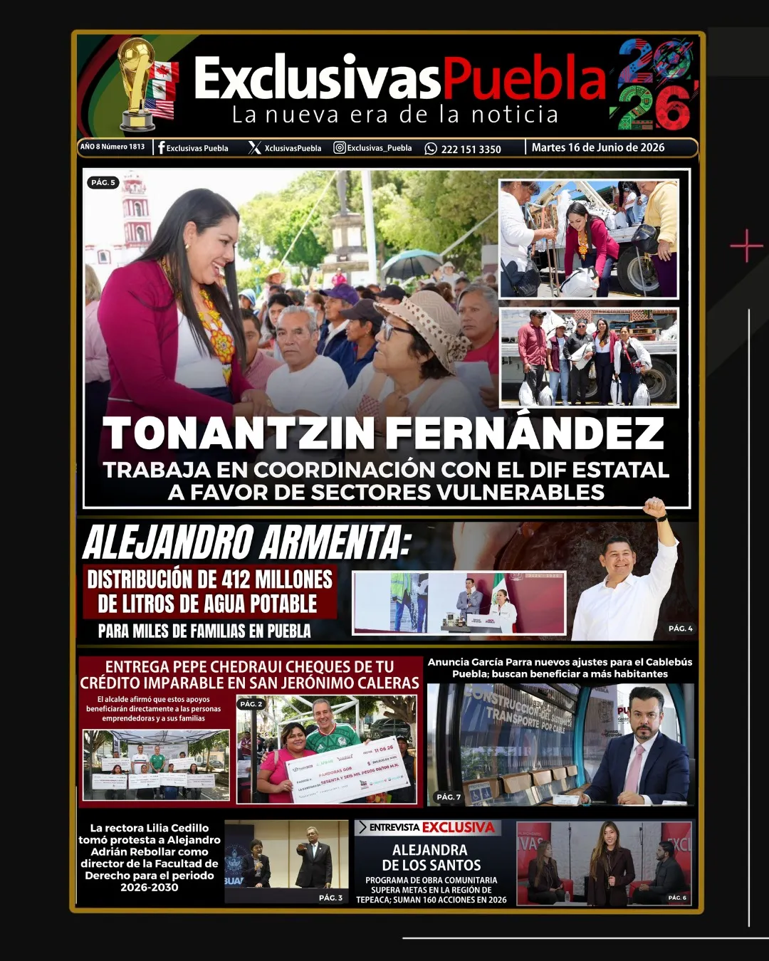 PORTADA PUEBLA 16 DE JUNIO