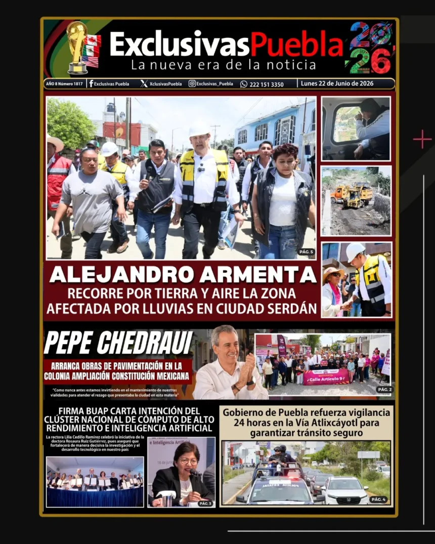 PORTADA PUEBLA 22 DE JUNIO