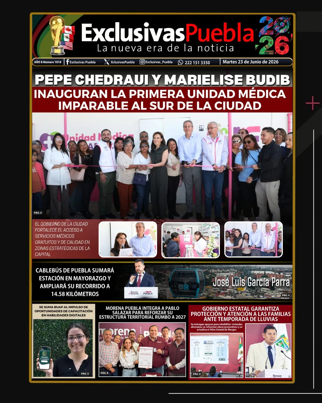 PORTADA PUEBLA 23 DE JUNIO