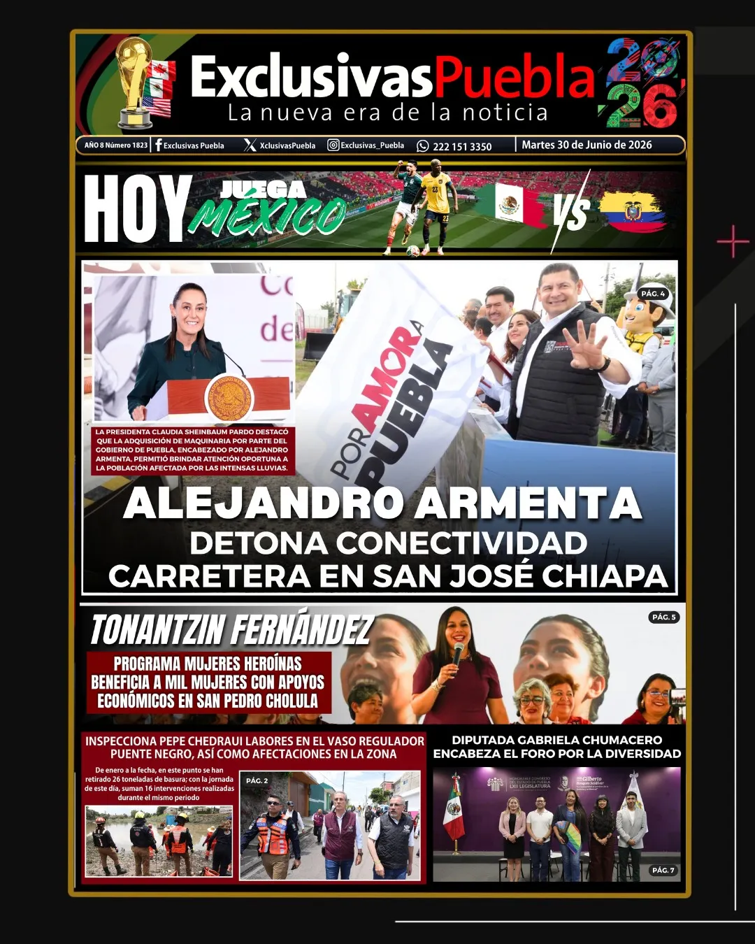 PORTADA PUEBLA 30 DE JUNIO