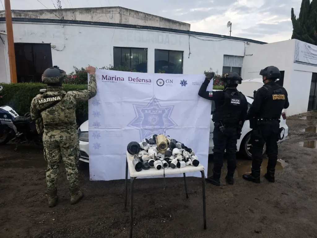 Policía de Texmelucan retira 40 cámaras en operativo interinstitucional