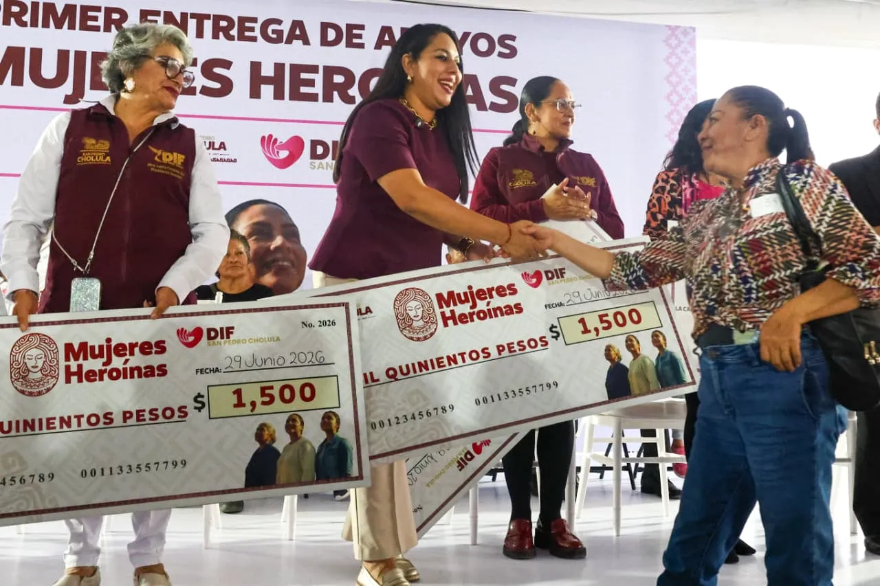 Programa Mujeres Heroínas beneficia a mil mujeres con apoyos económicos en San Pedro Cholula