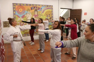 Promueve Secretaría de las Mujeres autocuidado mediante Karate-Do