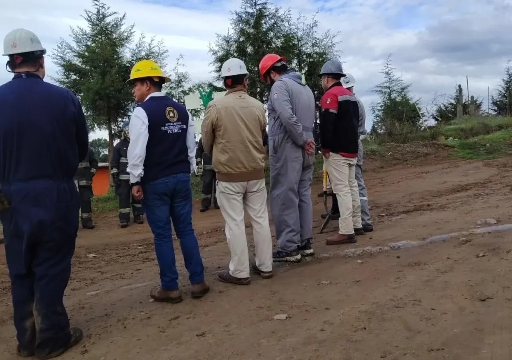 Protección Civil Estatal y Pemex atienden de forma oportuna Fuga de Gas en Tlalancaleca