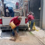 SOSAPACH atiende hundimiento en la zona centro de San Pedro Cholula