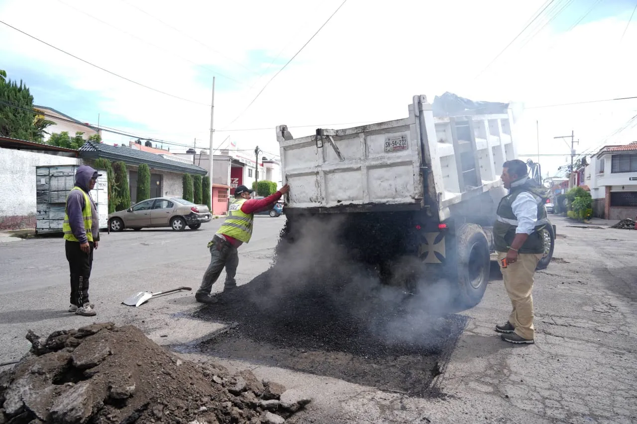 Supervisa Pepe Chedraui trabajos del programa “BacheAndo” Puebla en Villa Posadas