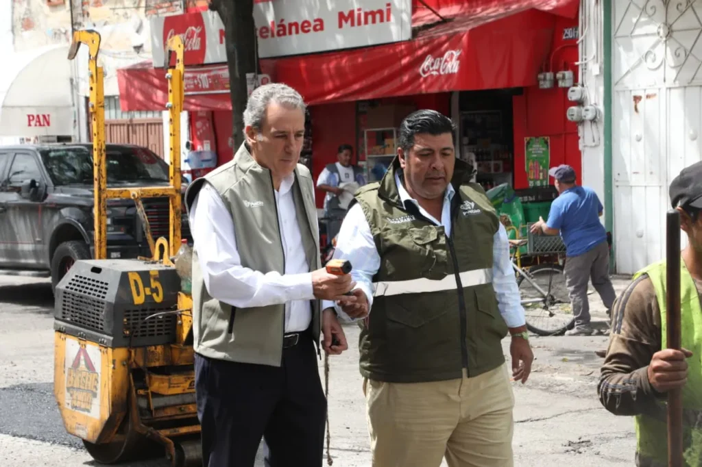 Supervisa Pepe Chedraui trabajos del programa “BacheAndo” en la capital