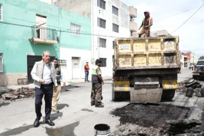 Supervisa Pepe Chedraui trabajos del programa “BacheAndo” en la capital