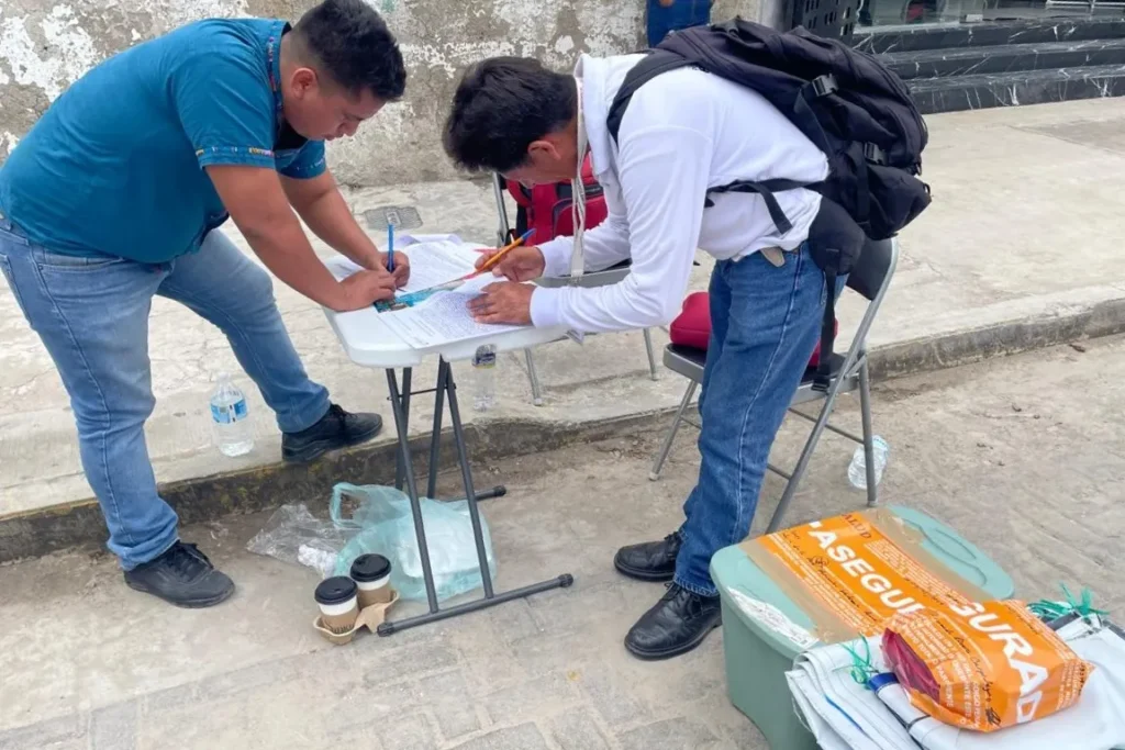 Suspende DPRIS módulo médico irregular en vía pública en Tepeaca