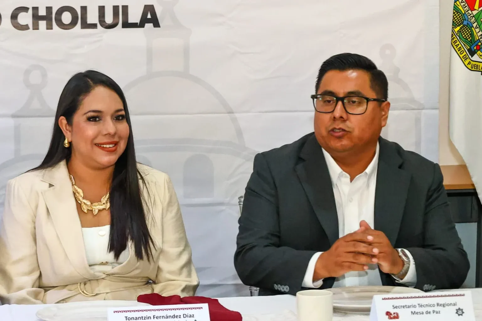 Tonantzin Fernández encabeza Mesa de Construcción de Paz y Seguridad Región Puebla para fortalecer la coordinación interinstitucional