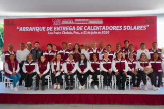 A través de calentadores solares, lleva Tonantzin Fernández bienestar a más de 10 mil cholultecas
