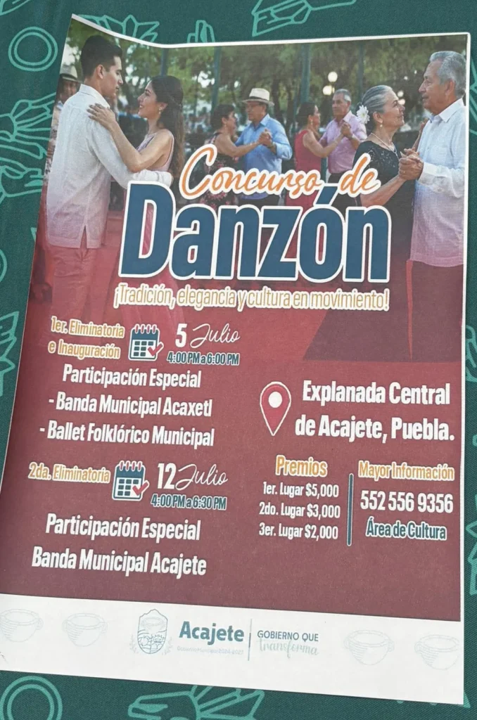 Acajete realizará el Segundo Concurso de Danzón 2026 para promover esta tradición entre nuevas generaciones
