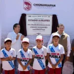 Alejandro Armenta inaugura el Estadio Ajolotes en Chignahuapan, sueño de generaciones de deportistas