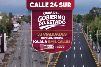 Alejandro Armenta supervisa rehabilitación de vialidades y presenta estrategia de mantenimiento en Puebla