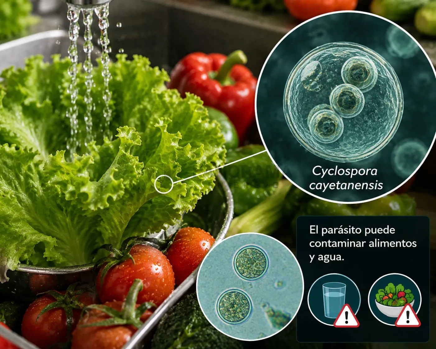 Brote de ciclosporiasis en Estados Unidos suma casi 2 mil casos, reportan los CDC