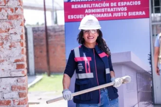 Continúa Lupita Cuautle fortaleciendo la infraestructura educativa en San Andrés Cholula