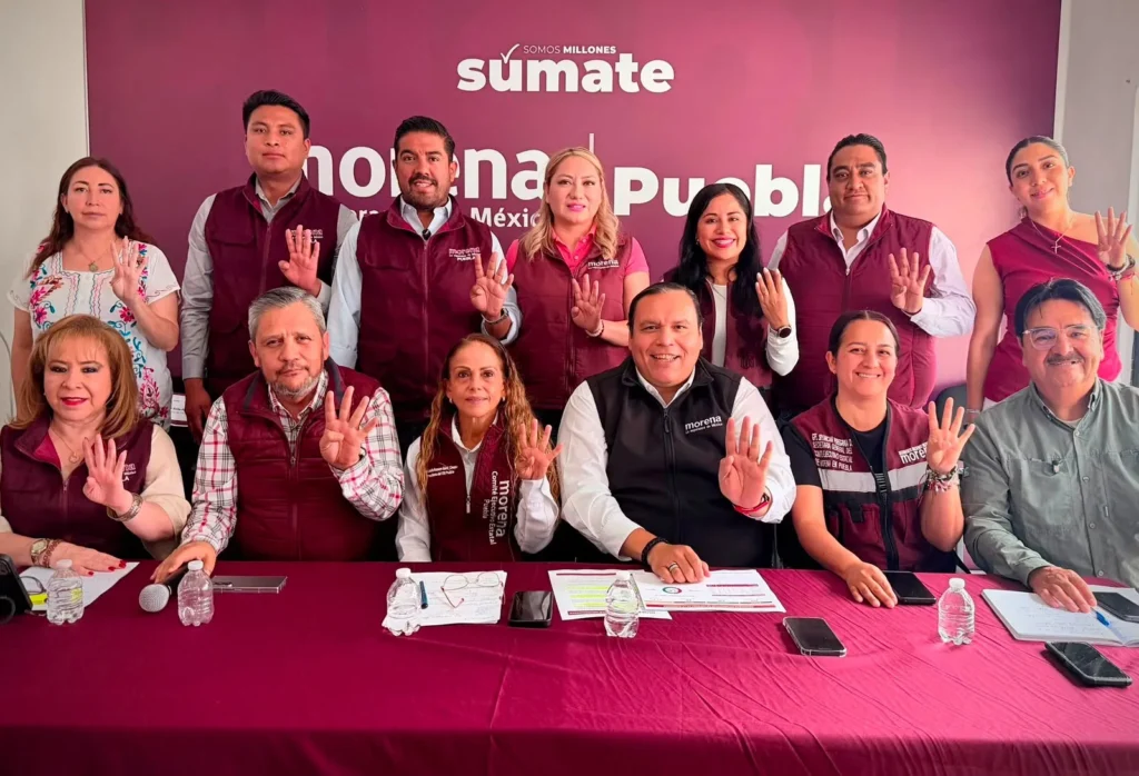 De cara a la elección de 2027 Morena puebla fortalece su estructura territorial con visita de su presidenta nacional