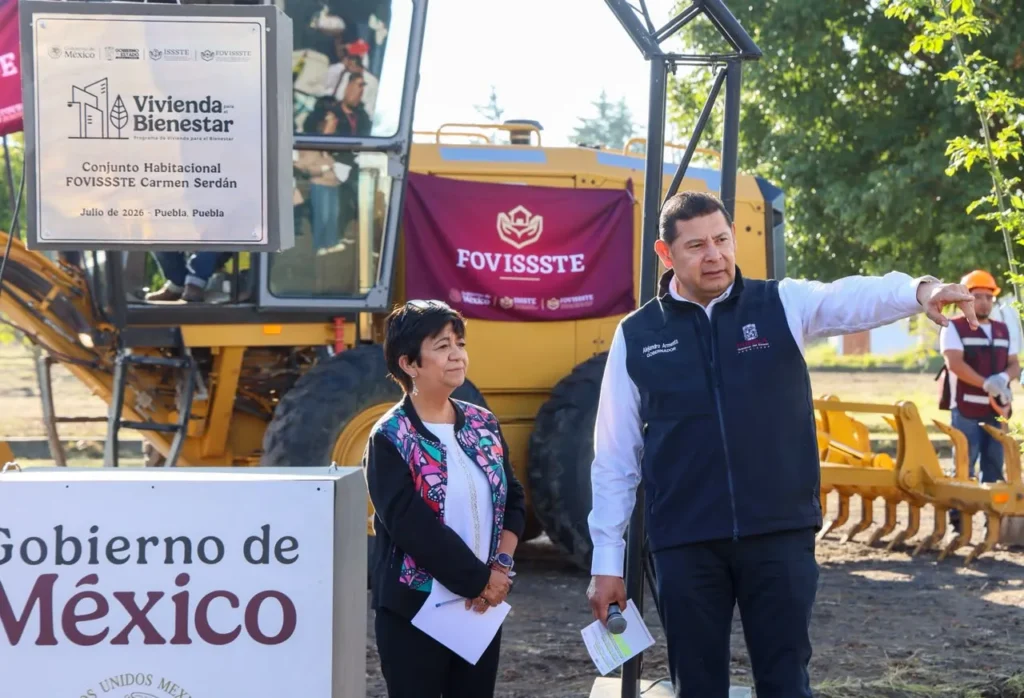 FOVISSSTE inicia en Puebla la construcción del conjunto habitacional Carmen Serdán con 512 viviendas